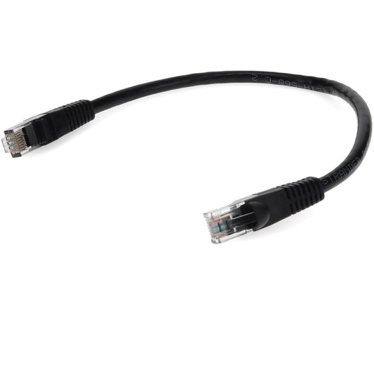 AddOn 9ft RJ-45 (Male) to RJ-45 (Male) Black Cat6 Straight UTP PVC Copper Patch Cable