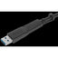1M BLK USB-C MALE WITH SCREW TO