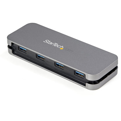 StarTech.com 4 Port USB C Hub - 4x USB-A - 5Gbps USB 3.0 Type-C Hub (USB 3.2/3.2 Gen 1) - Bus Powered - 11" Long Cable w/ Cable Management