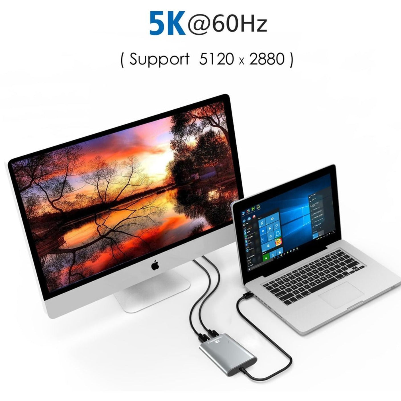 4XEM Thunderbolt 3 8K Dual DisplayPort Adapter