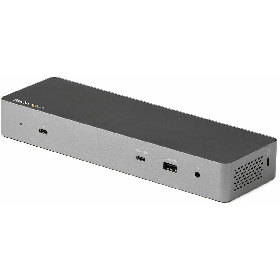 StarTech.com Thunderbolt 3 Dock w/USB-C Host Compatibility - Dual 4K 60Hz DP 1.4 or HDMI TB3/USB-C Docking Station - 1x 8K - 96W PD/5xUSB