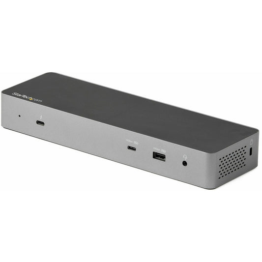 StarTech.com Thunderbolt 3 Dock w/USB-C Host Compatibility - Dual 4K 60Hz DP 1.4 or HDMI TB3/USB-C Docking Station - 1x 8K - 96W PD/5xUSB