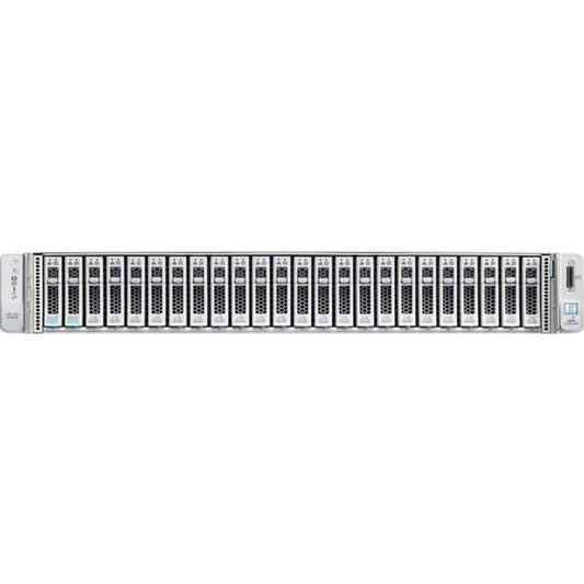 Cisco HyperFlex HyperFlex HX240 M5 Edge Barebone System - 2U Rack-mountable - 2 x Processor Support