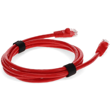 AddOn 8ft RJ-45 (Male) to RJ-45 (Male) Red Cat6 Straight UTP PVC Copper Patch Cable