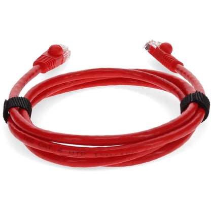 AddOn 8ft RJ-45 (Male) to RJ-45 (Male) Red Cat6 Straight UTP PVC Copper Patch Cable