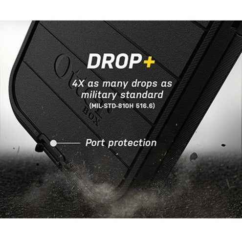 OtterBox Defender Series Pro Rugged Carrying Case (Holster) Samsung Galaxy S21 5G Smartphone - Black