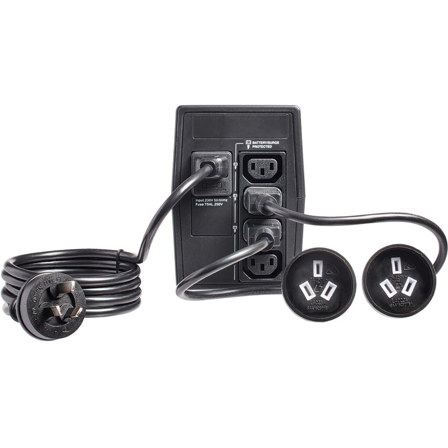 Tripp Lite 650VA 360W 230V Line-Interactive UPS - 4 C13 Outlets 2 Australian Outlet Adapters Tower