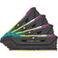 Corsair Vengeance RGB Pro SL 128GB (4x32GB) DDR4 DRAM 3200MHz C16 Memory Kit - Black