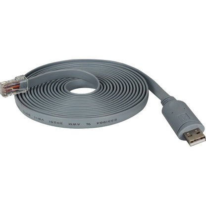 QVS 6ft USB to RJ45 Cisco RS232 Serial Rollover Cable