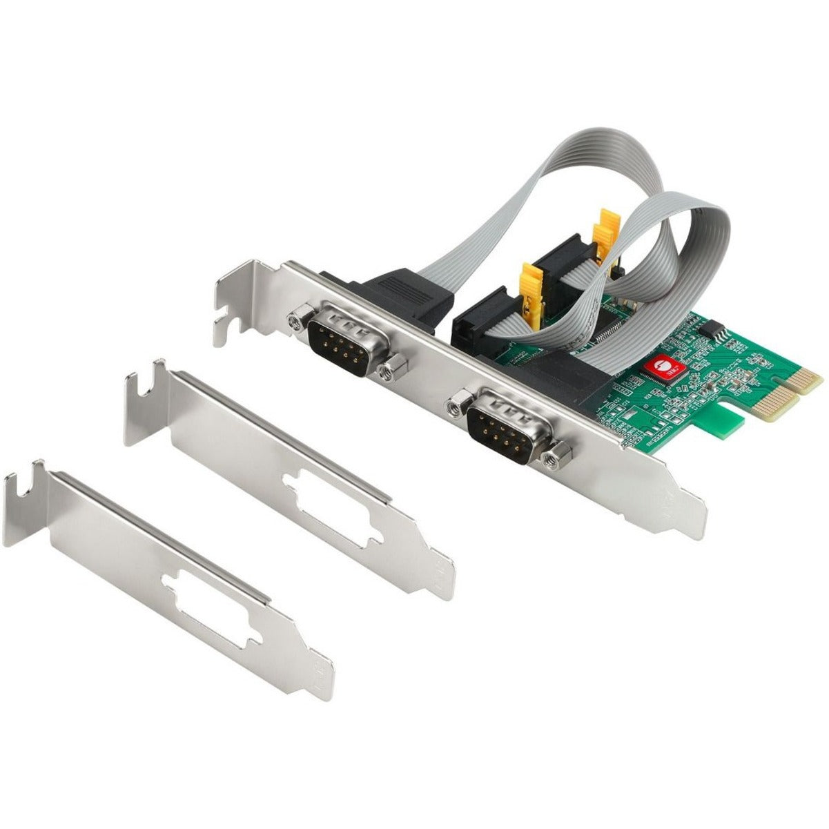 SIIG 2 Port DP Cyber RS-232 2S PCIe Card - 250Kbps