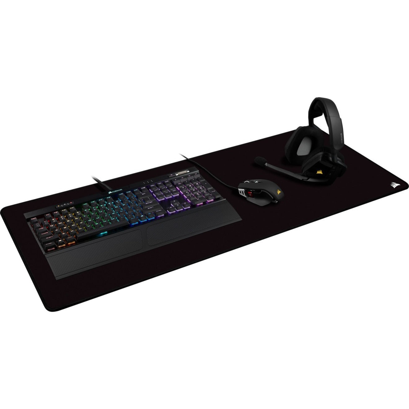 Corsair MM350 PRO Premium Spill-Proof Cloth Gaming Mouse Pad - Extended XL Black