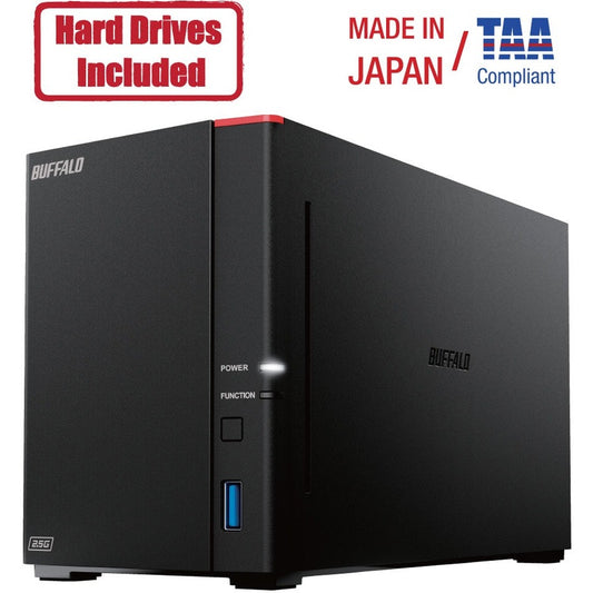 8TB LINKSTATION 720D NAS 2X4TB 