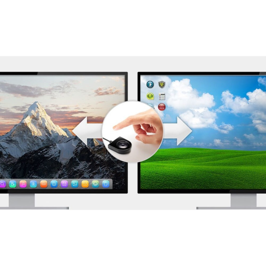 ATEN 2-Port USB 4K DCI HDMI Cable KVM Switch with Remote Port Selector