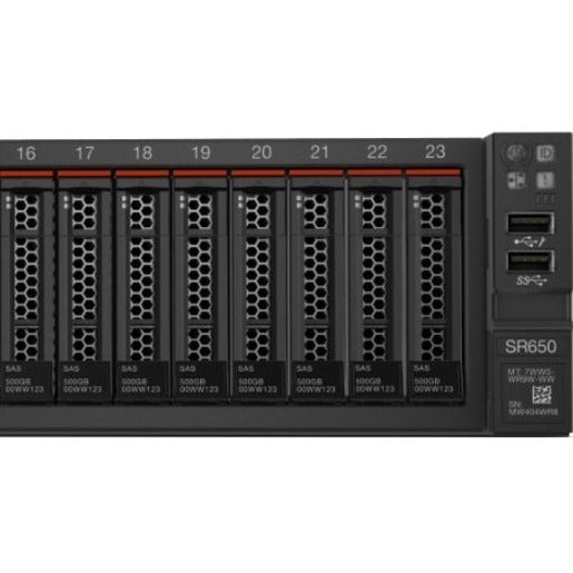 Lenovo ThinkSystem SR650 7X06JMBK00 2U Rack Server - Intel - 12Gb/s SAS Serial ATA/600 Controller