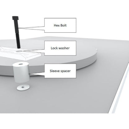 Salamander Designs Mounting Adapter Kit for Interactive Whiteboard