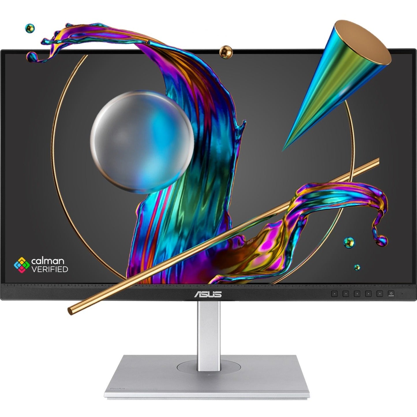 ASUS ProArt Display 27" 1440P Monitor (PA278CV) - QHD (2560 x 1440) IPS 100% sRGB/Rec. 709 ?E < 2 Calman Verified USB Hub USB-C DisplayPort Daisy-Chaining HDMI Eye Care Height Adjustable