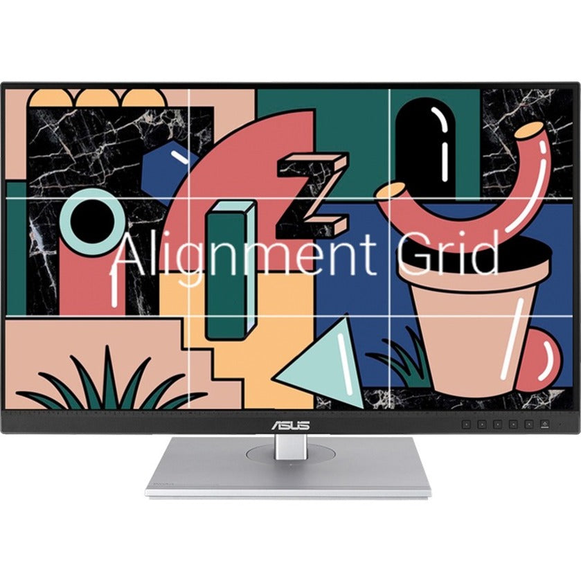 ASUS ProArt Display 27" 1440P Monitor (PA278CV) - QHD (2560 x 1440) IPS 100% sRGB/Rec. 709 ?E < 2 Calman Verified USB Hub USB-C DisplayPort Daisy-Chaining HDMI Eye Care Height Adjustable