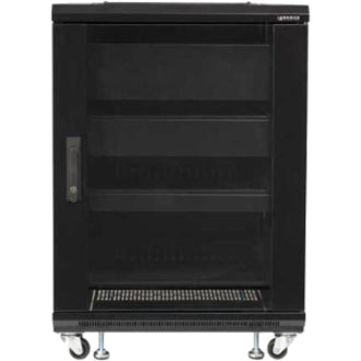 SANUS 34" Tall AV Rack 15U Component Rack for Home Theater Equipment