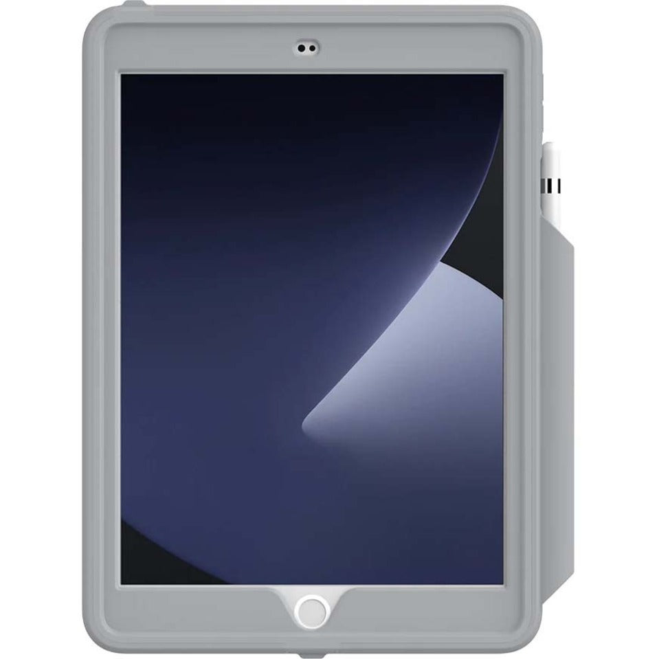 Survivor All-Terrain Carrying Case for 10.2" Apple Logitech iPad (9th Generation) iPad (8th Generation) iPad (7th Generation) Tablet Apple Pencil Crayon - Gray