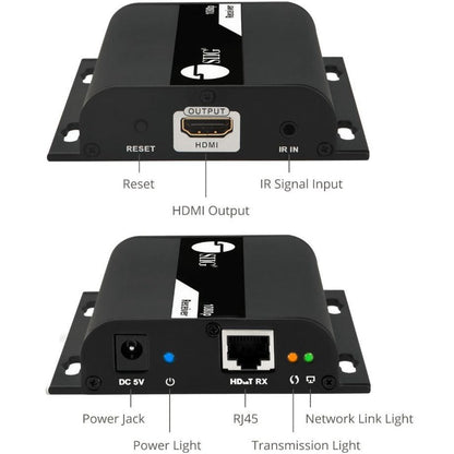 SIIG 1x8 1080p HDMI Splitter HDbitT over IP Extender Kit - 120m