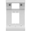 Avteq Surface Mount for Control Panel Gang Box - White - TAA Compliant