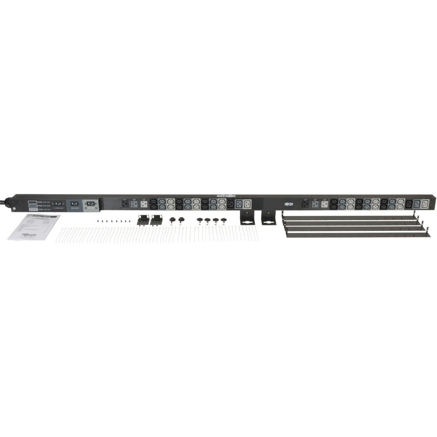 Tripp Lite PDU 3-Phase Basic 208/120V 8.6kW 36 C13 6 C19 6 5-15/20R 70in 0U