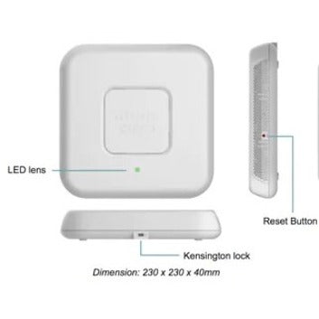 Cisco WAP571 Dual Band IEEE 802.11ac 1.90 Gbit/s Wireless Access Point