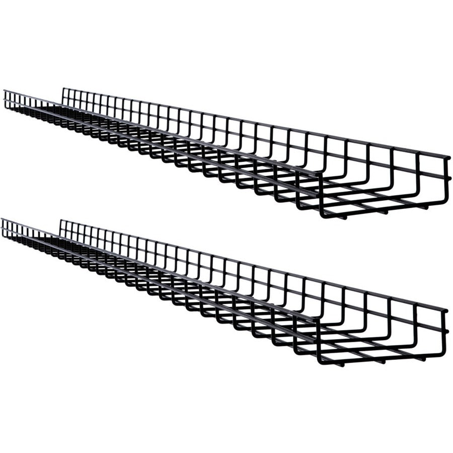 Tripp Lite Wire Mesh Cable Tray - 150 x 50 x 1500 mm (6 in. x 2 in. x 5 ft.) 2-Pack