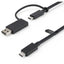 3FT USB C CABLE W/ USB A DONGLE