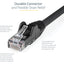 6FT BLACK CAT6 ETHERNET CABLE  