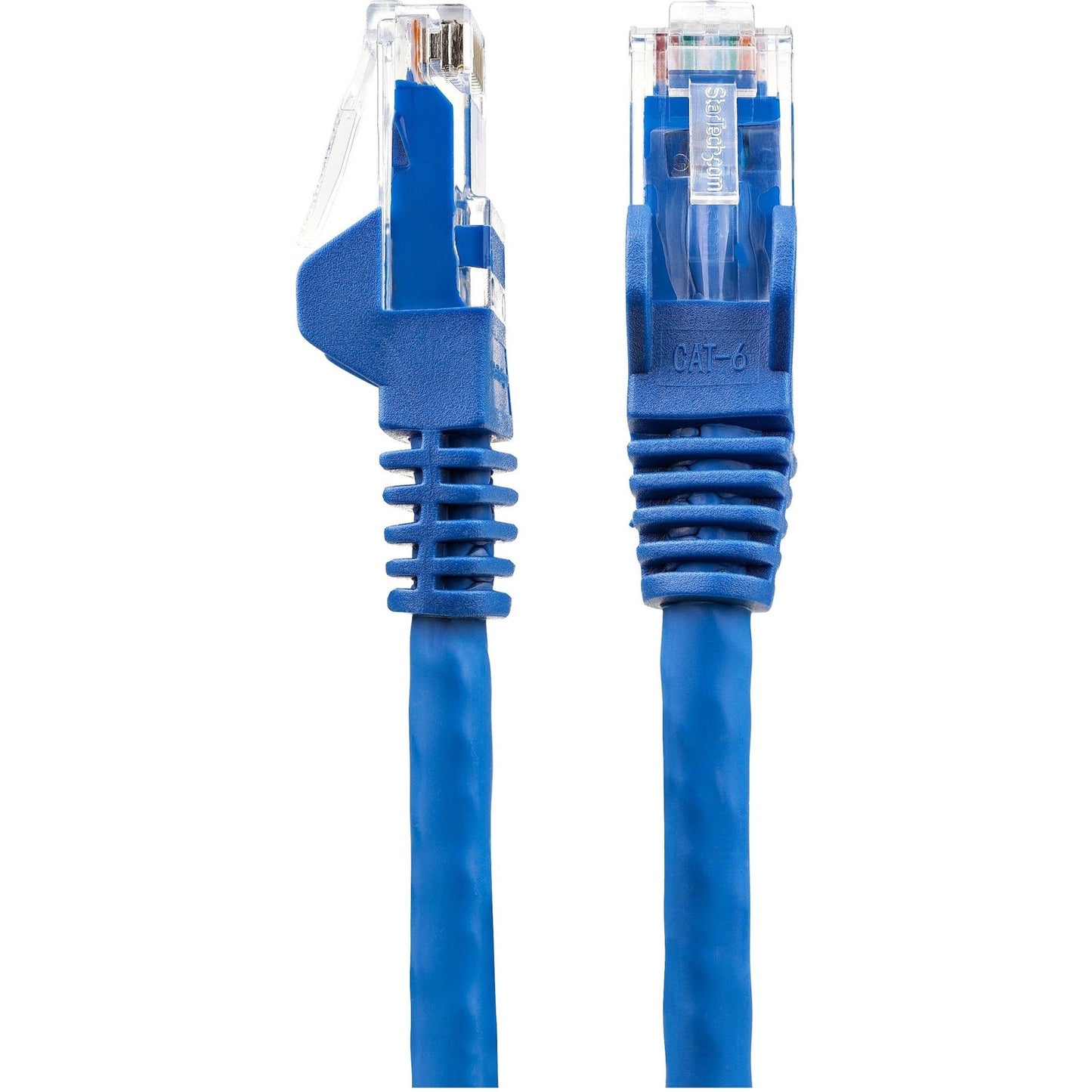 StarTech.com 6in (15cm) CAT6 Ethernet Cable LSZH (Low Smoke Zero Halogen) 10 GbE Snagless 100W PoE UTP RJ45 Blue Network Patch Cord ETL