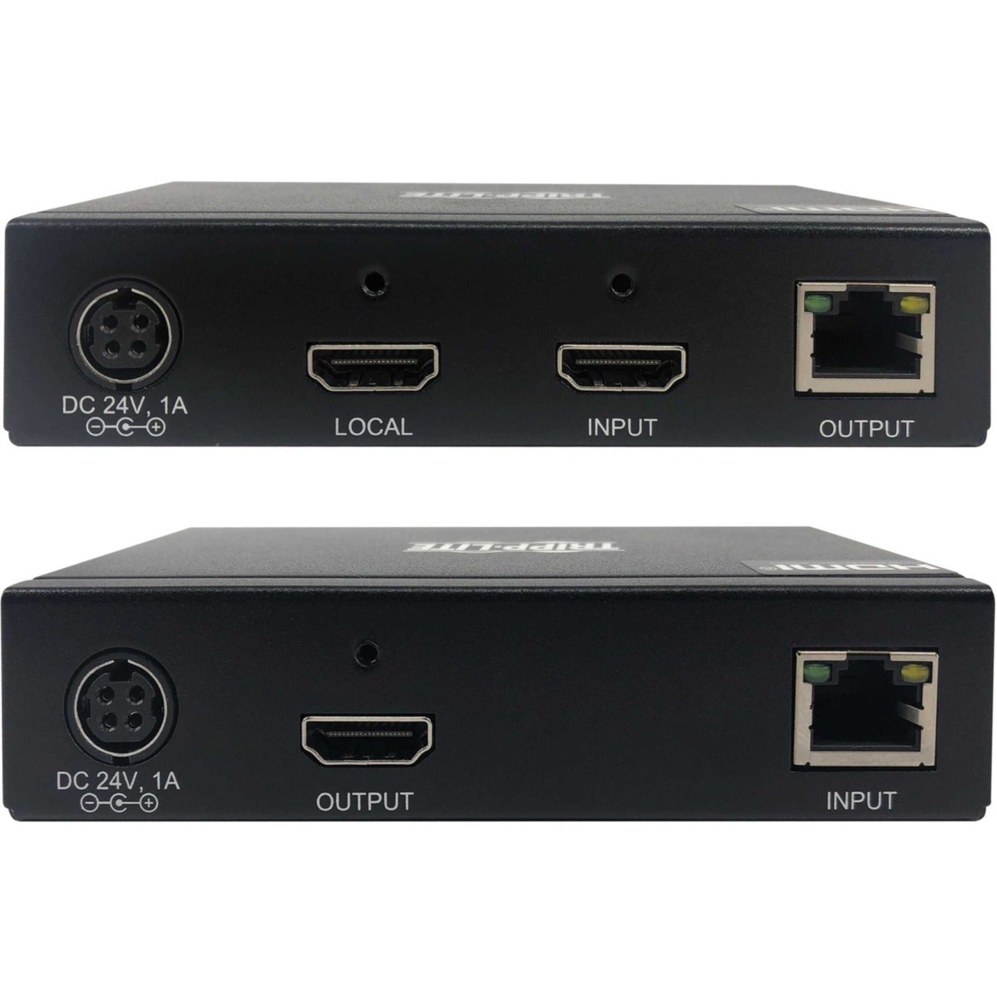 Tripp Lite HDMI over Cat6 Extender Kit KVM Support 4K 60Hz 4:4:4 USB/IR PoC HDR HDCP 2.2 230 ft. TAA