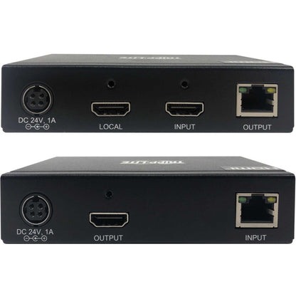 Tripp Lite HDMI over Cat6 Extender Kit KVM Support 4K 60Hz 4:4:4 USB/IR PoC HDR HDCP 2.2 230 ft. TAA