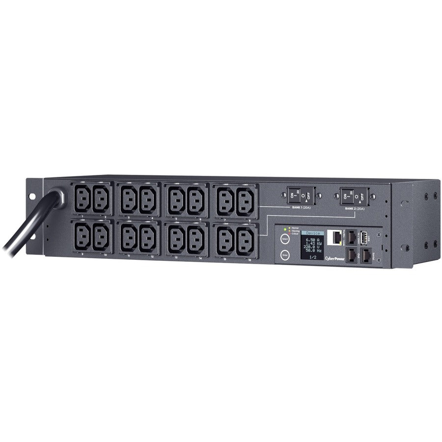 CyberPower PDU31007 Single Phase 200 - 240 VAC 30A Monitored PDU