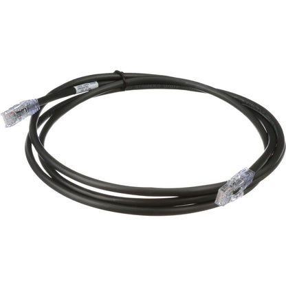 3FT BLACK CAT6A 10GB/S UTP PC  