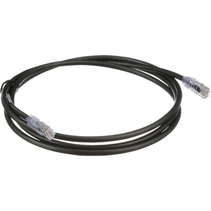 PanNet Patch Cord 24 AWG Cat. 6A RJ45 3 ft. Black