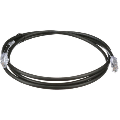 PanNet Patch Cord 24 AWG Cat. 6A RJ45 1 ft. Black
