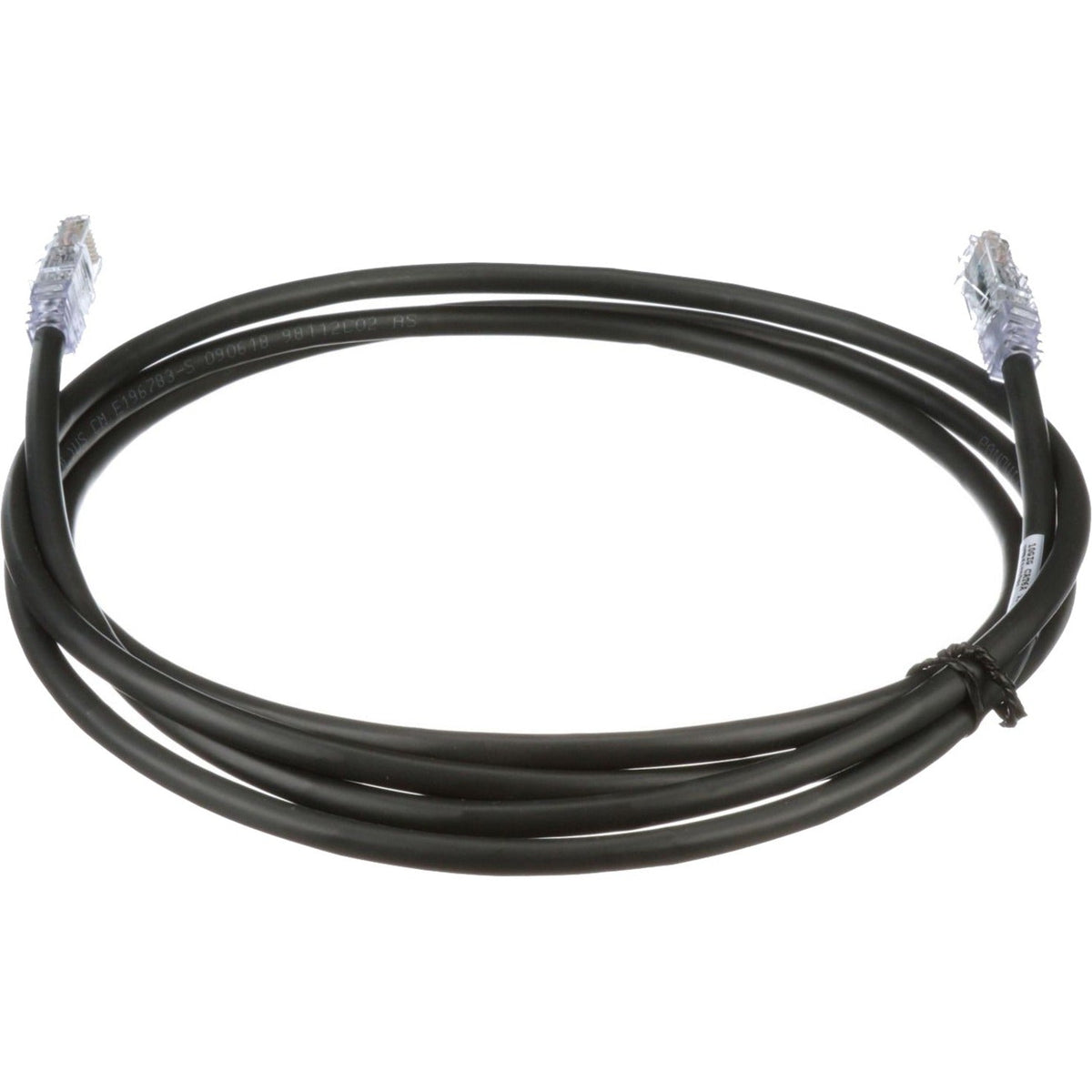 PanNet Patch Cord 24 AWG Cat. 6A RJ45 1 ft. Black