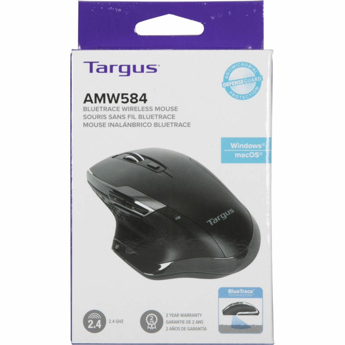 Targus Antimicrobial Ergo Wireless Mouse