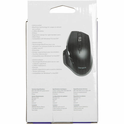 Targus Antimicrobial Ergo Wireless Mouse