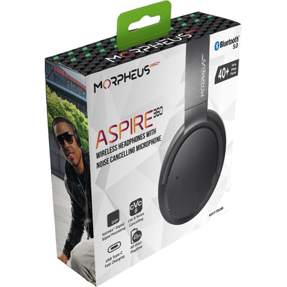 Morpheus 360 Aspire 360 Wireless Over-Ear Headphones - Bluetooth 5.0 Headset with Microphone - HP7750B