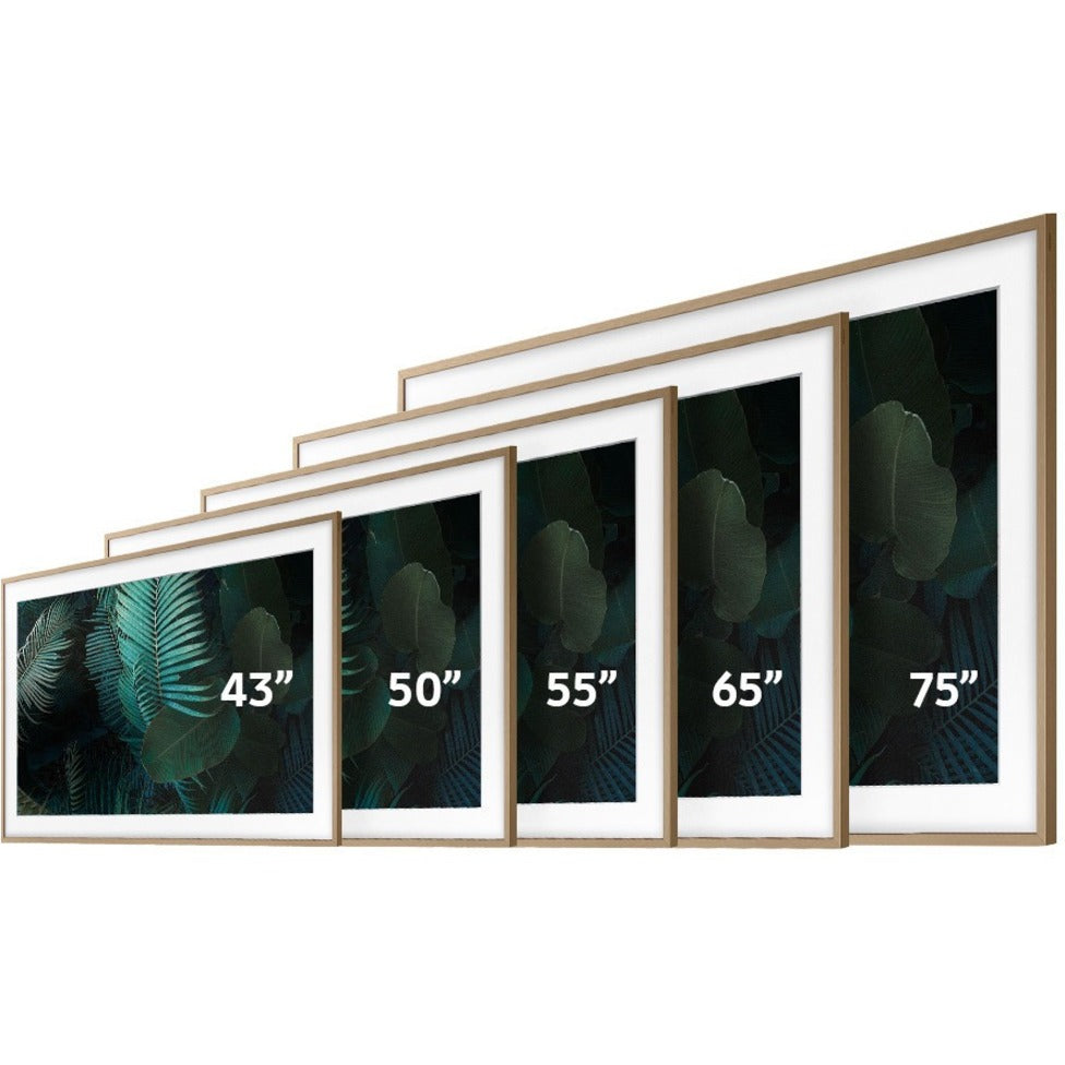 Samsung (2021) 43" The Frame Customizable Bezel - Modern Teak