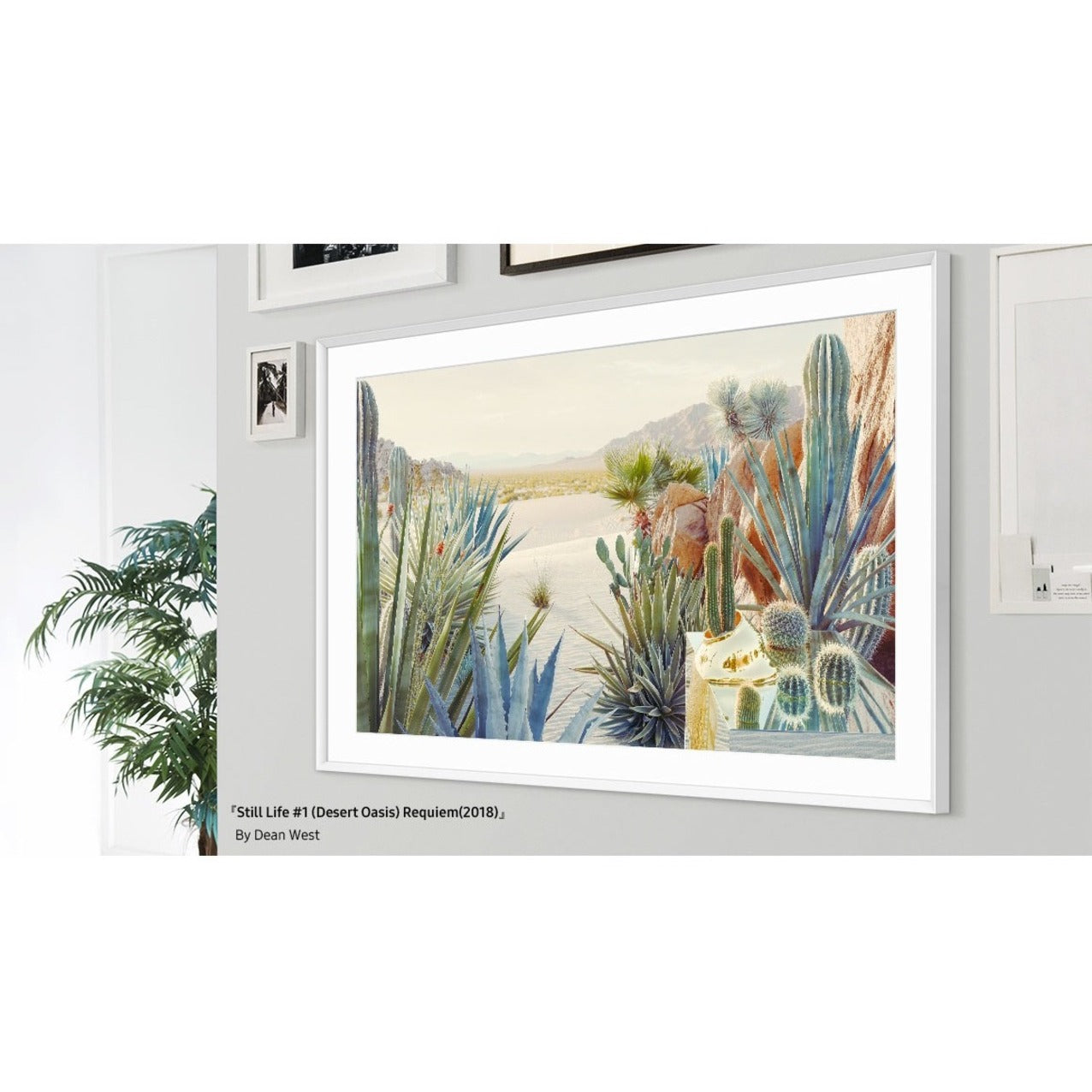 Samsung (2021) 55" The Frame Customizable Bezel - Modern White