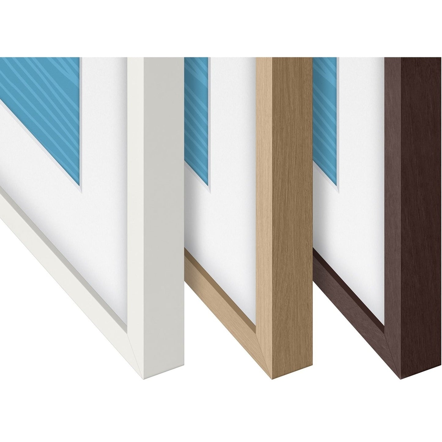 Samsung (2021) 65" The Frame Customizable Bezel - Modern Teak