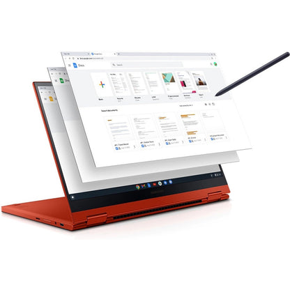 Samsung Galaxy Chromebook 2 XE530QDA-KA1US 13.3" Touchscreen Convertible 2 in 1 Chromebook - Full HD - 1920 x 1080 - Intel Core i3 10th Gen i3-10110U 2.10 GHz - 8 GB Total RAM - Fiesta Red
