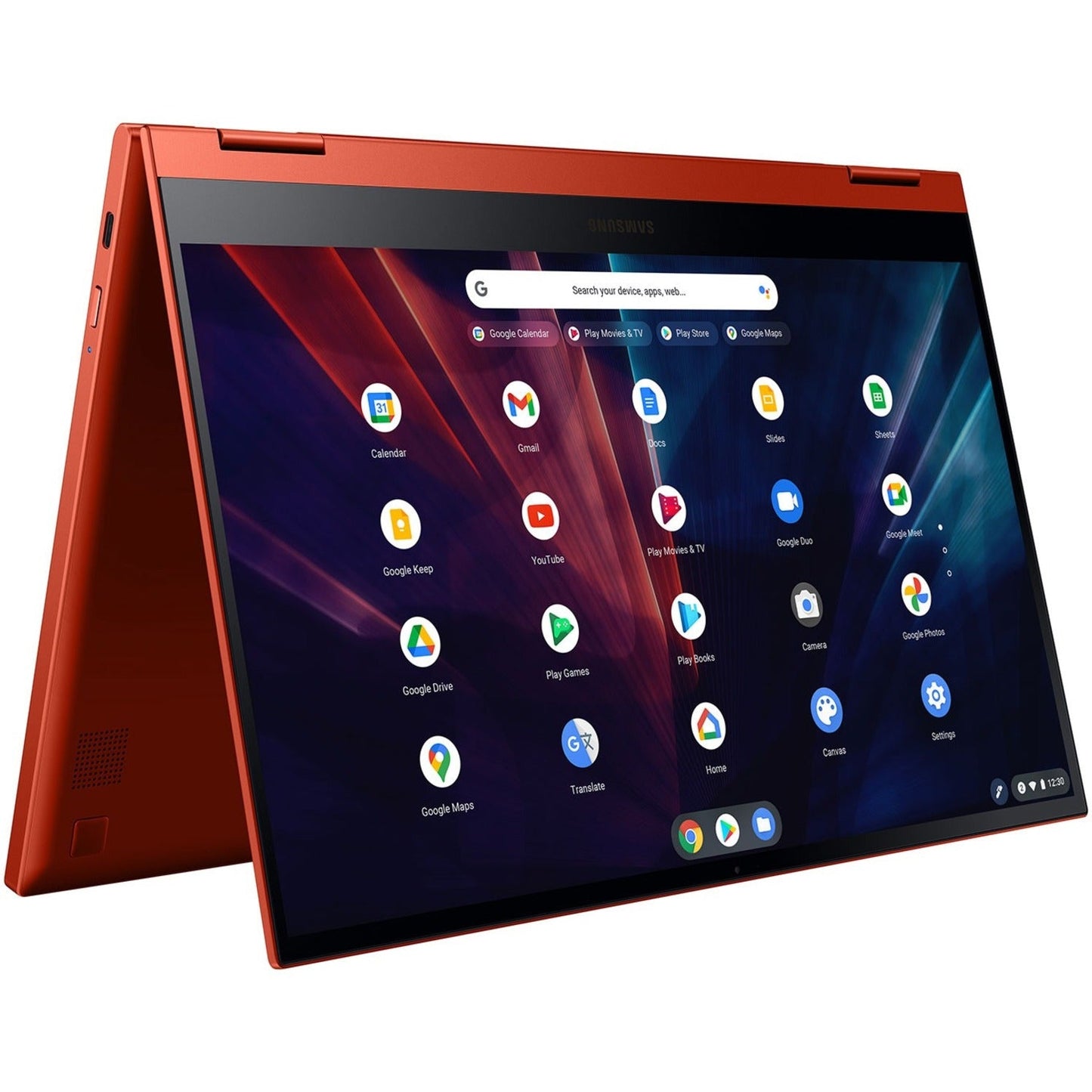 Samsung Galaxy Chromebook 2 XE530QDA-KA1US 13.3" Touchscreen Convertible 2 in 1 Chromebook - Full HD - 1920 x 1080 - Intel Core i3 10th Gen i3-10110U 2.10 GHz - 8 GB Total RAM - Fiesta Red