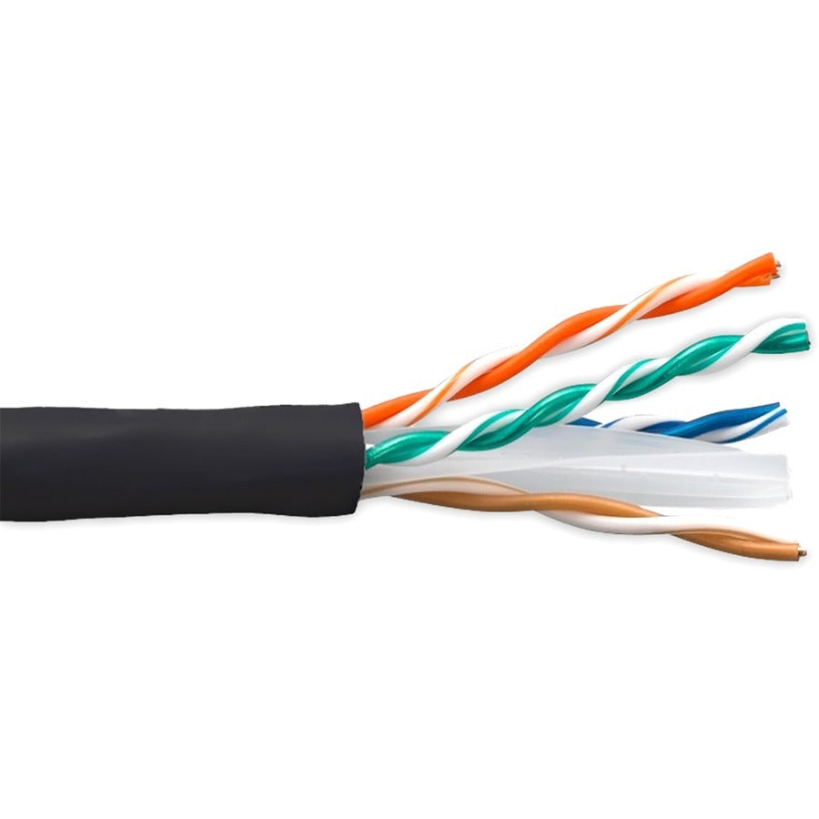 200FT CAT5E BLACK ENHANCED     