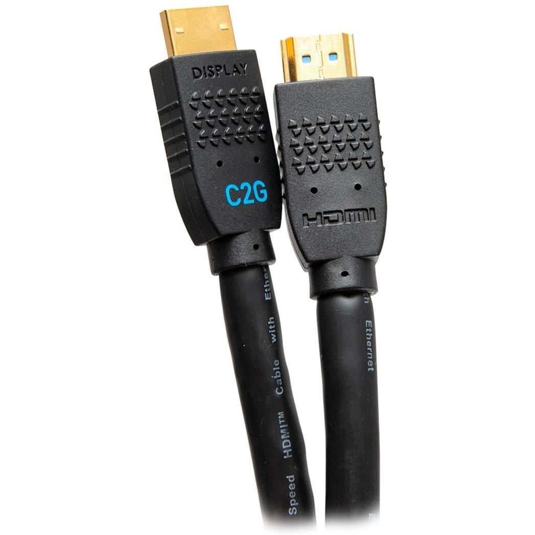 C2G 15ft Ultra Flexible 4K Active HDMI Cable Gripping 4K 60Hz - In-Wall M/M