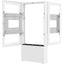 Chief Impact LF43UWP-B2B Floor Mount for Display Kiosk - White