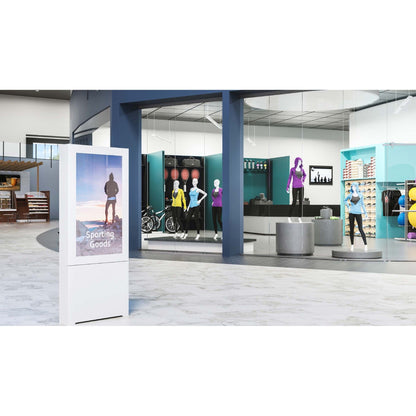 Chief Impact LF43UWP-B2B Floor Mount for Display Kiosk - White